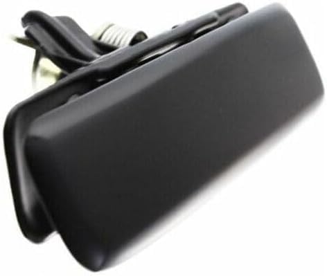 Front, Driver Side Smooth Black Exterior Door Handle, Without Key Hole For 1992-2005 Chevrolet Astro/Safari