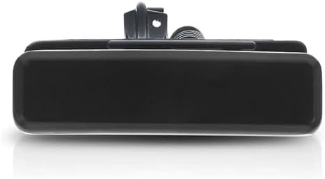 Front, Driver Side Smooth Black Exterior Door Handle, Without Key Hole For 1992-2005 Chevrolet Astro/Safari