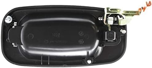Front and Rear, Driver and Passenger Side Exterior Door Handles, Textured Black, Front - with Key Hole, Rear - without Key Hole For 2001-2006 Chevrolet Silverado/GMC Sierra