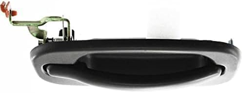 Front and Rear, Driver and Passenger Side Exterior Door Handles, Textured Black, Front - with Key Hole, Rear - without Key Hole For 2001-2006 Chevrolet Silverado/GMC Sierra