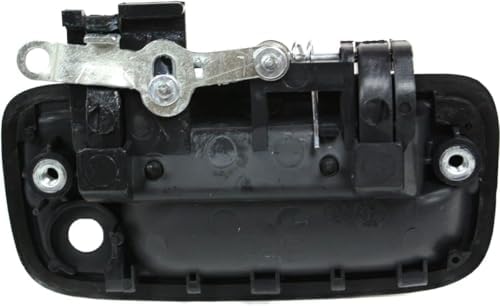 Front, Passenger Side Textured Black Exterior Door Handle, With Key Hole For 1995-2004 Toyota Tacoma