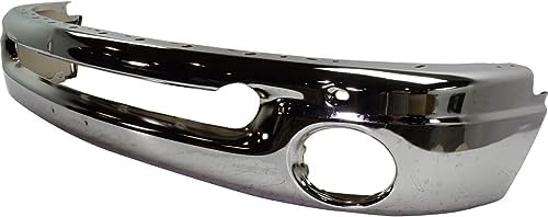 Front Bumper, Chrome, Without Mounting Brackets For 2002-2009 Dodge Ram