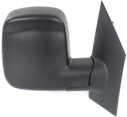 Driver and Passenger Side Mirror, Manual Adjust, Non-Heated, Manual Folding, Textured Black, No Signal Light, No Memory, No Puddle Light, No Auto-Dim, No Blind Spot Feature For 2003-2007 Chevrolet Express/Savana Van