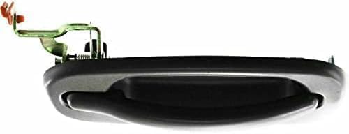 Rear, Passenger Side Textured Black Exterior Door Handle, Without Key Hole For 1999-2006 Chevrolet Silverado/GMC Sierra