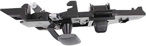 Front, Driver Side Gray Interior Door Handle, With Door Lock Button For 1996-2002 Chevrolet Express/GMC Savana