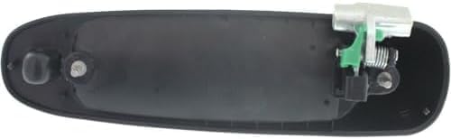 Rear Passenger Side Smooth Black Exterior Door Handle Without Keyhole For 2002-2009 Dodge Full Size Pickup / 2005-2011 Dakota
