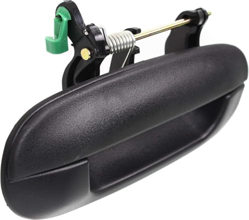 Rear, Passenger Side Textured Black Exterior Door Handle, Without Key Hole For 2002-2006 Chevrolet Trailblazer / 2002-2009 GMC Envoy