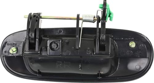 Rear, Passenger Side Textured Black Exterior Door Handle, Without Key Hole For 2002-2006 Chevrolet Trailblazer / 2002-2009 GMC Envoy