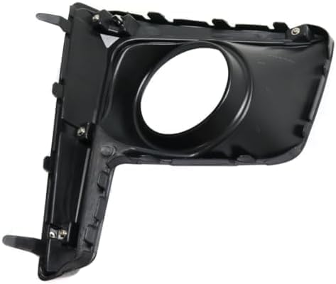 Front, Driver and Passenger Side Fog Light Trims, Textured Black For 2016-2017 Subaru Crosstrek