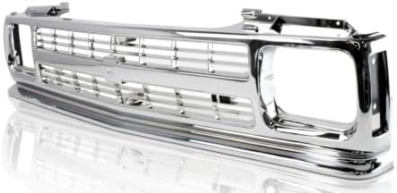 Grille Assembly, Chrome Shell and Insert For 1991-1994 Chevrolet S10 Blazer / 1991-1993 S10-Pickup