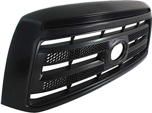 Upper Grille Assembly, Painted Black Shell and Insert For 2010-2013 Toyota Tundra