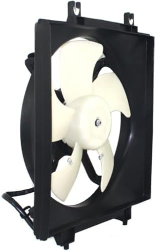 A/C Condenser Fan - Passenger Side Fan Blade, Motor and Shroud, 4 Cyl., 2.5L Engine For 2007-2011 Honda Element