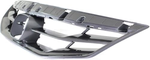 3-Piece Kit, Grille Insert Painted Gray, Coupe, Includes (1) Grille Insert, (1) Grille Shell and Insert, and (1) Grille Trim For 2011-2012 Honda Accord