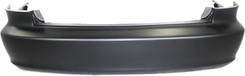 Rear Primed Bumper Cover, Without Parking Aid Sensor Holes, Sedan, USA Built Vehicles Vehicle For 1998-2002 Honda Accord