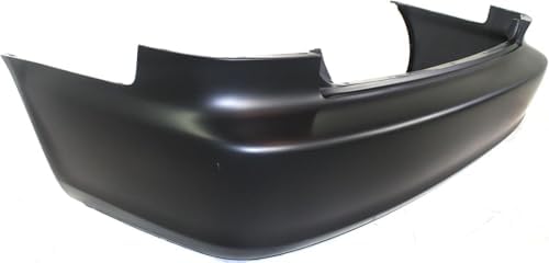 Rear Primed Bumper Cover, Without Parking Aid Sensor Holes, Sedan, USA Built Vehicles Vehicle For 1998-2002 Honda Accord