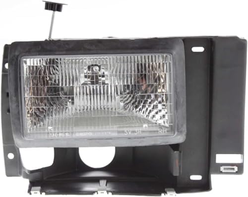 6-Piece Kit Driver and Passenger Side Halogen Headlight, OE Replacement, Includes (2) Turn Signal Light, (2) Corner Light and (2) Headlight For Ford Bronco II 1989-1990/1991-1994 Explorer