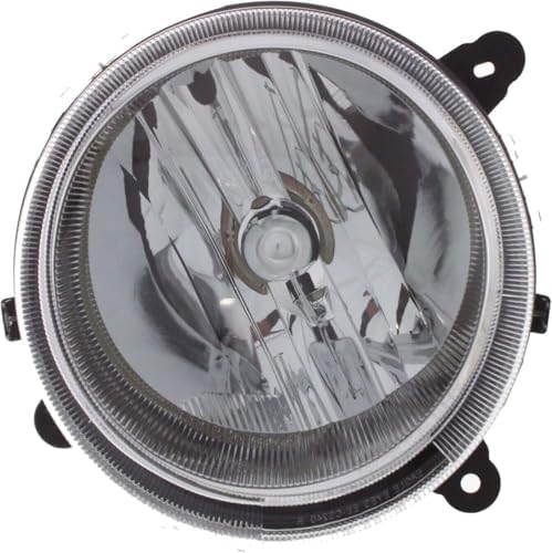 4-Piece Kit Driver and Passenger Side Halogen Headlight, OE Replacement, Includes (2) Headlight and (2) Corner Light For Jeep Patriot 2007-2017
