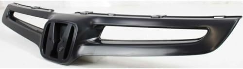Grille Assembly, Painted Black Shell and Insert For 2003-2005 Honda Accord