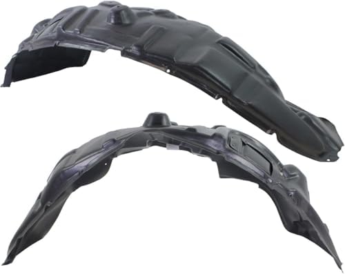 Front, Driver and Passenger Side, Rear Section, Fender Liner For 2009-2012 Dodge Ram 1500 Pickup