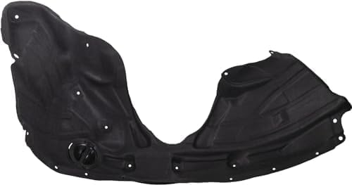 Front, Passenger Side Fender Liner, Plastic, Without Insulation Foam, Except Models with 6.4L Engine For 2014-2022 Jeep Grand Cherokee
