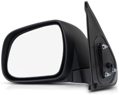 Driver Side Mirror, Manual Adjust, Manual Folding, Non-Heated, Textured Black, No Signal Light, No Memory, No Puddle Light, No Auto-Dimming, No Blind Spot Feature For 2005-2011 Toyota Tacoma