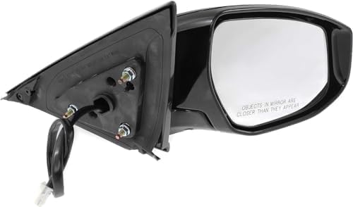 Passenger Side Mirror, Power Adjust, Manual Folding, Heated, Paintable, In-housing Signal Light, No Memory, No Puddle Light, No Auto-Dimming, No Blind Spot Feature For 2016-2023 Nissan Maxima
