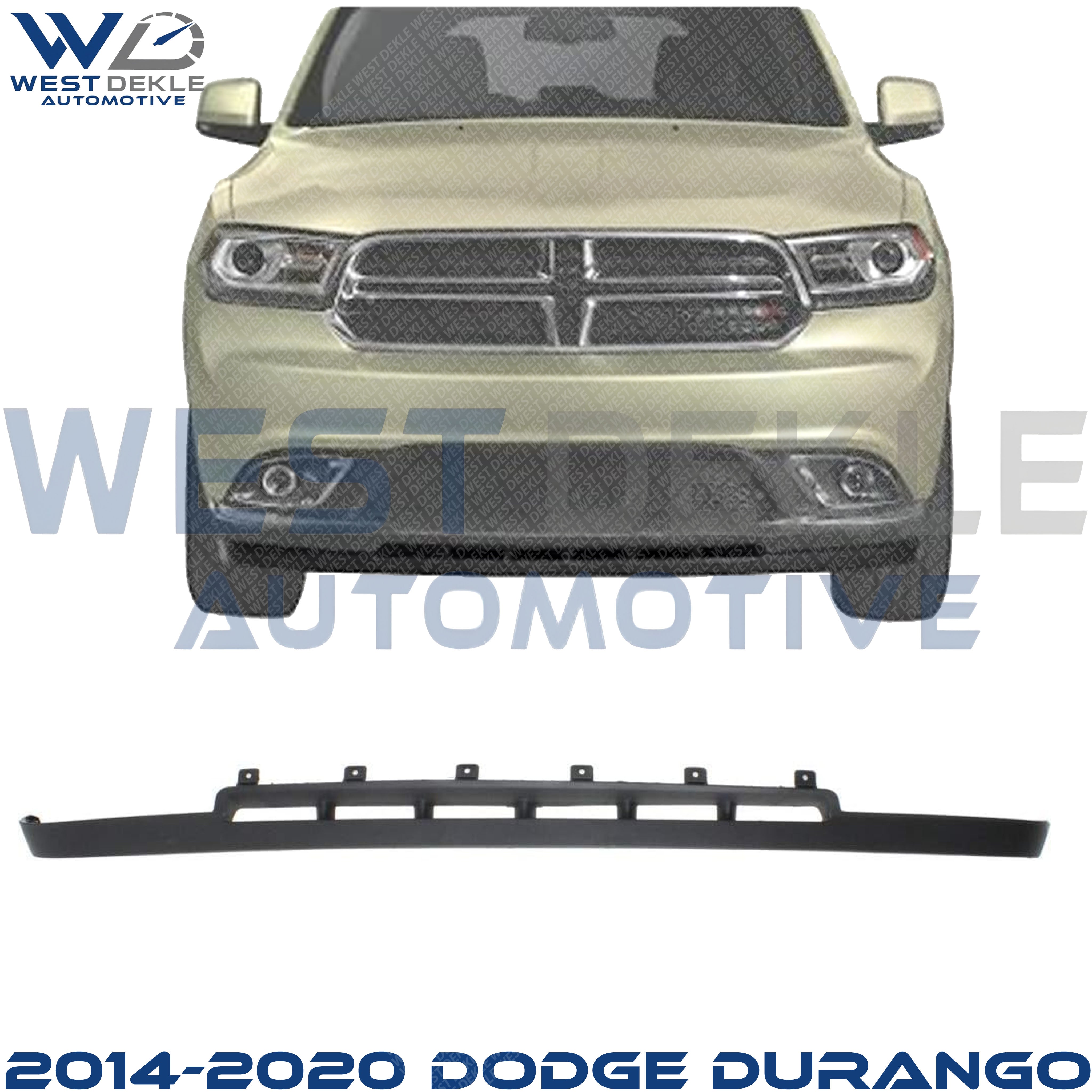Front Valance, Textured, AWD, Code MLH For 2014-2020 Dodge Durango