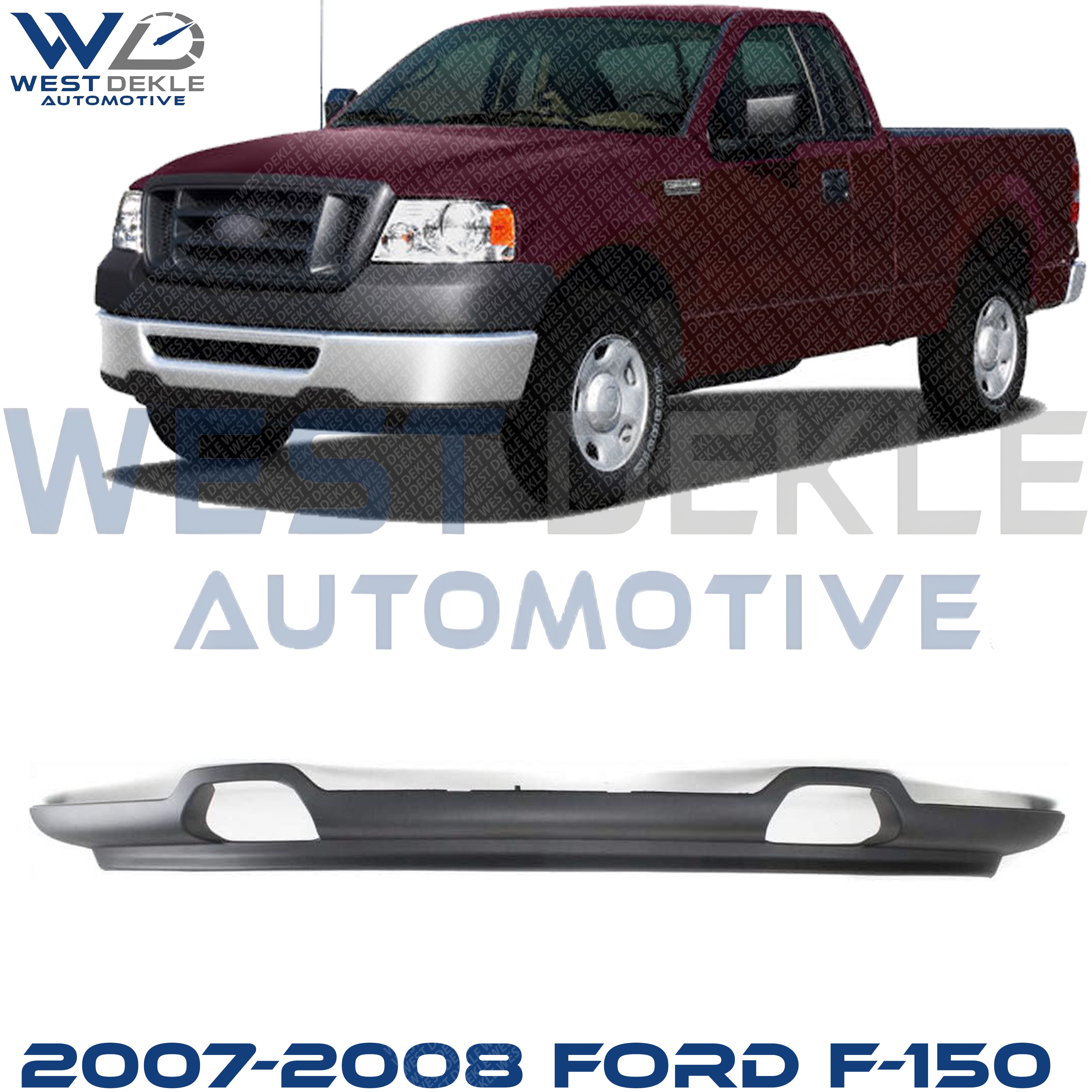 Front Valance, Textured, With Tow Hook Holes, 4WD For 2007-2008 Ford F-150
