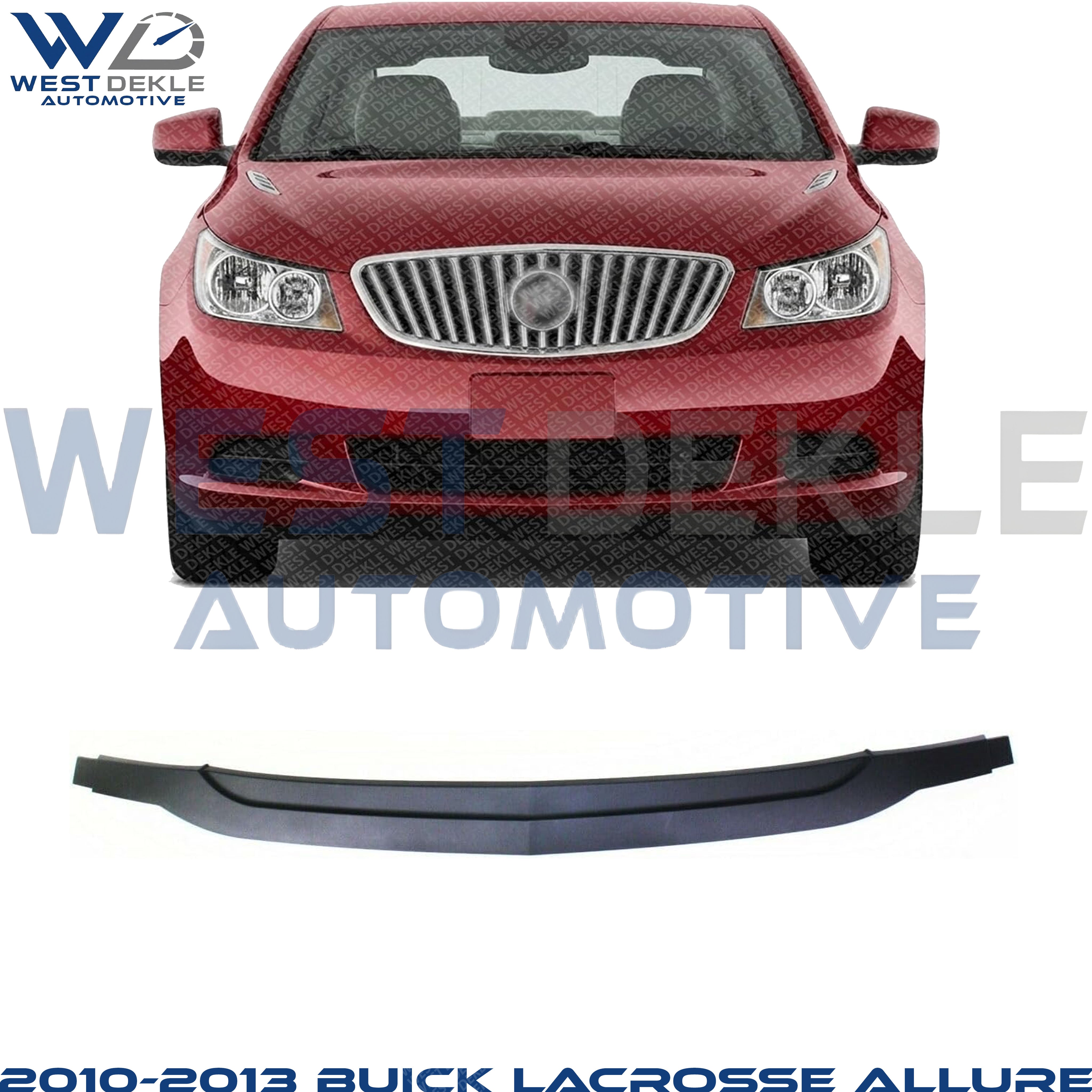 Front, Center V, Air Deflector, Textured For 2010-2013 Buick LaCrosse Allure