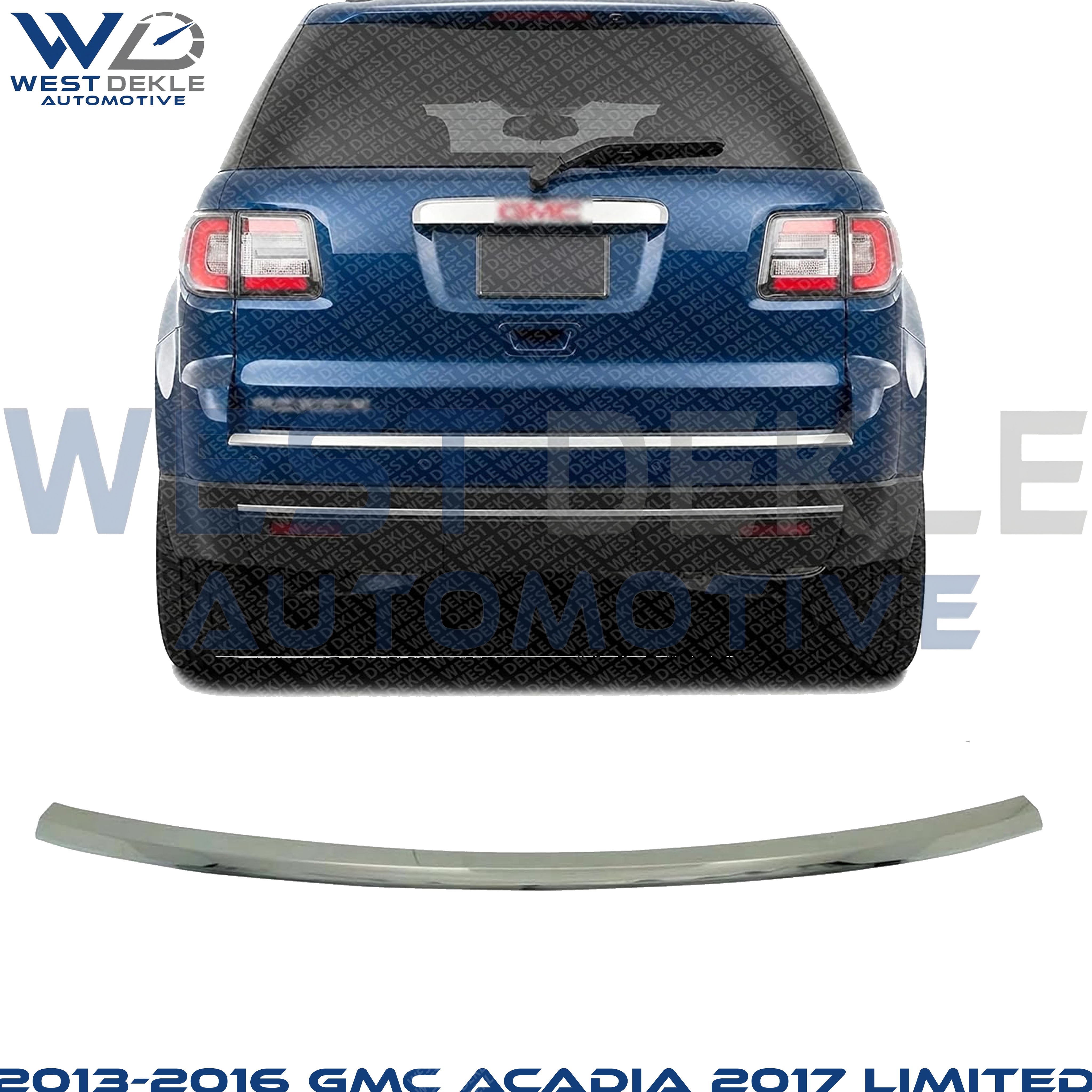 Center Bumper Step Pad, Black for 2013-2016 GMC Acadia 2017 Limited