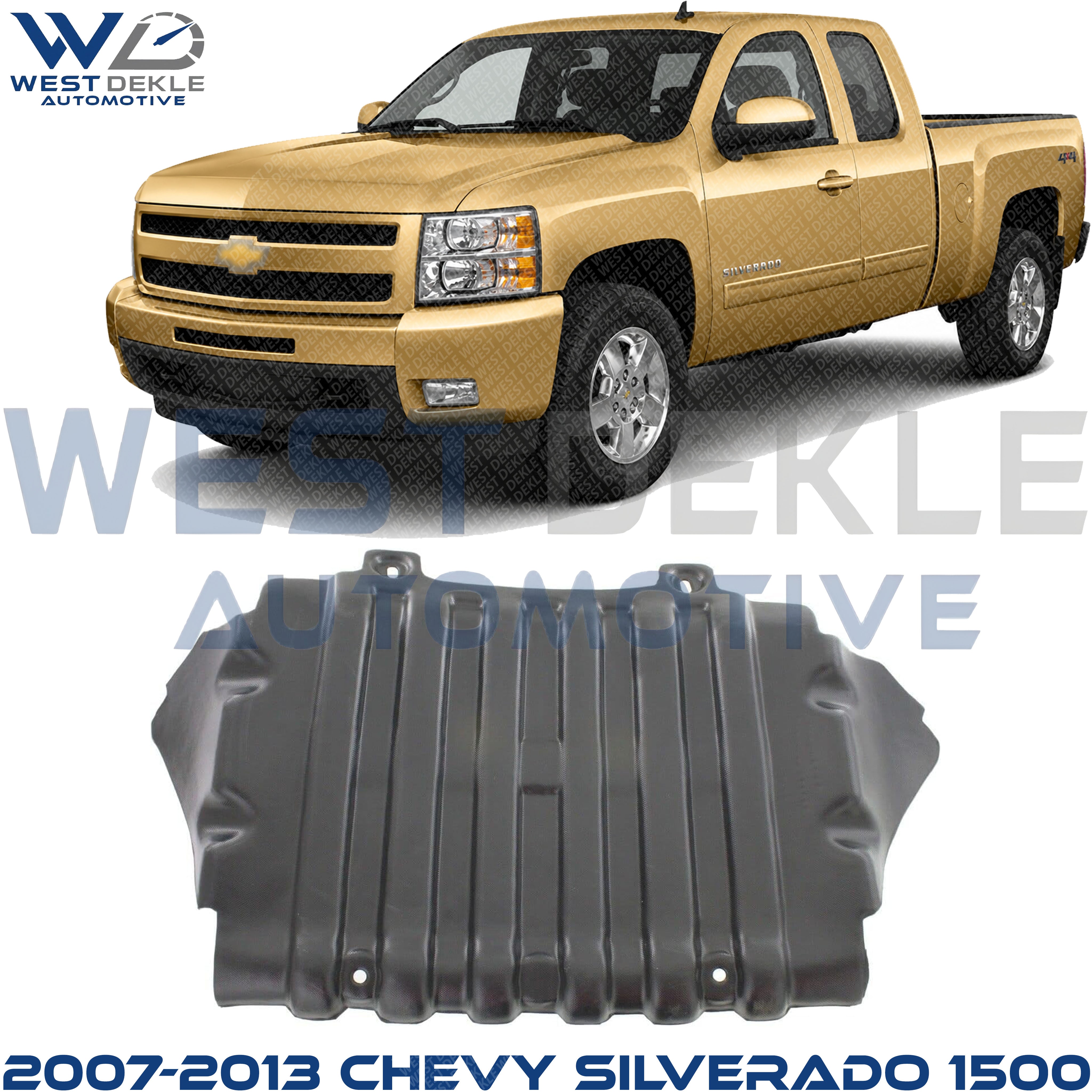 Front Engine Splash Shield For 2007-2013 Chevrolet Silverado 1500