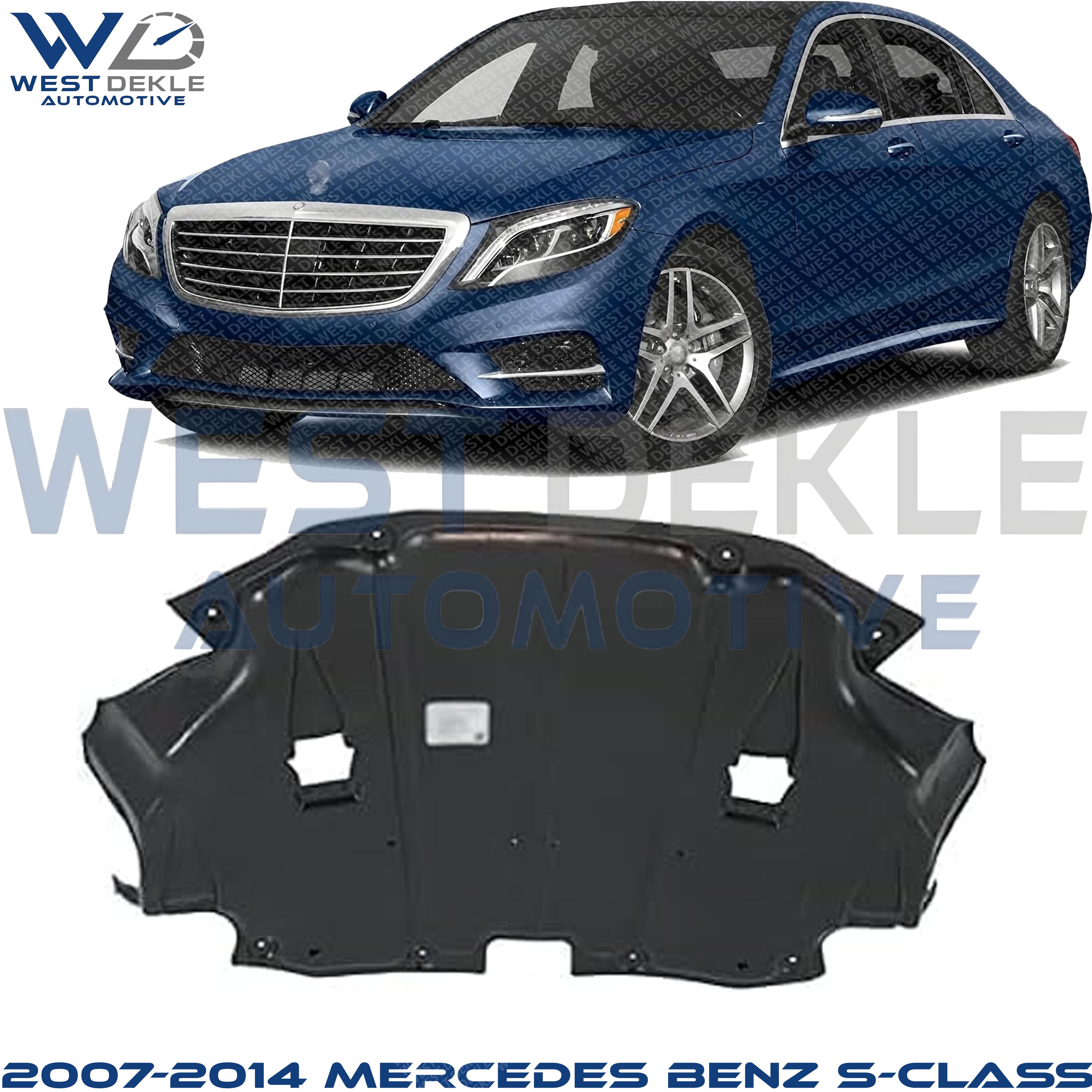 Center Engine Splash Shield For 2007-2014 Mercedes Benz S-Class