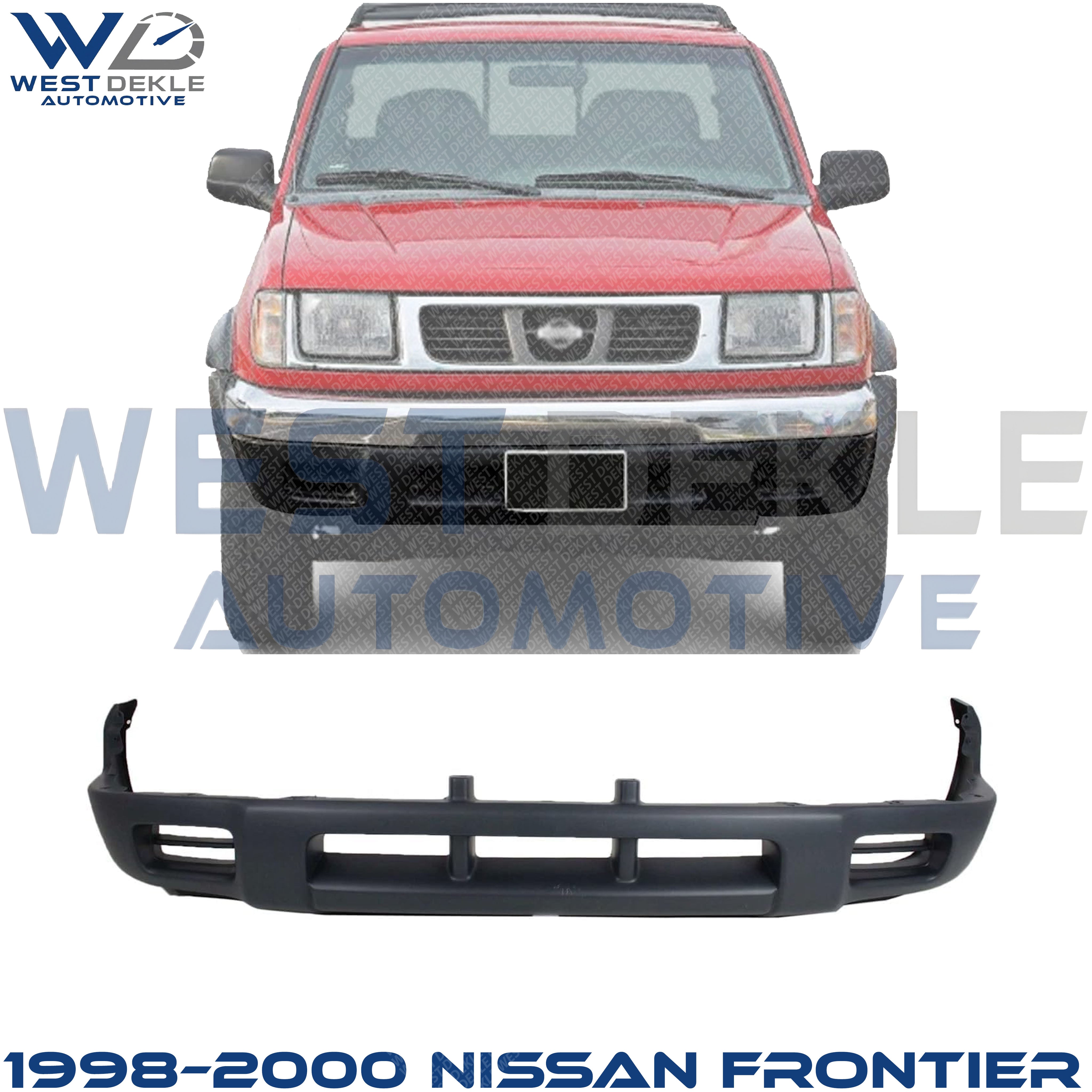 Front Valance, Primed, With Air Holes for 1998–2000 Nissan Frontier / 2000–2001 Xterra