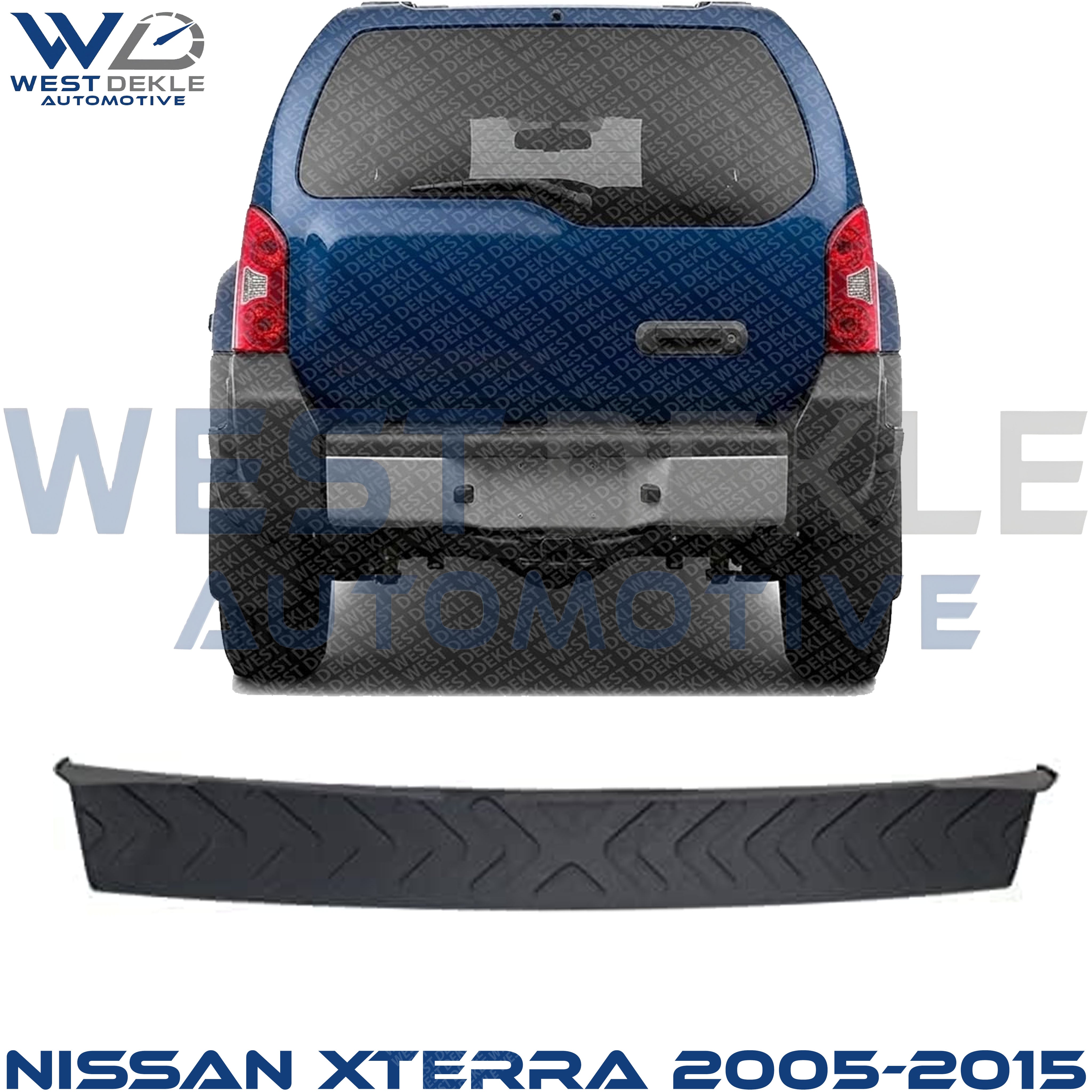 Center Bumper Step Pad, Black, 6 Cyl., 4.0L Engine For Nissan Xterra 2005‑2015