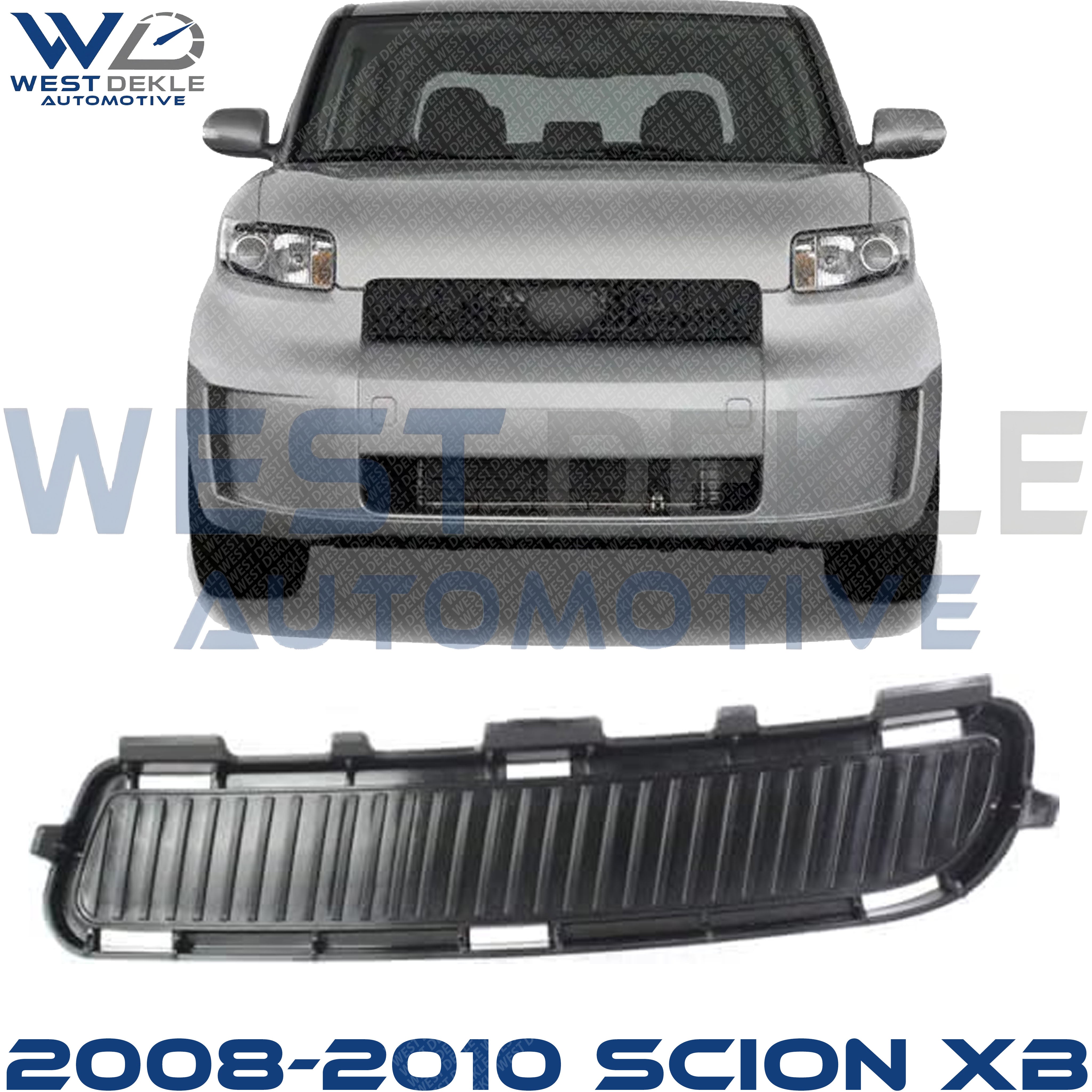 Front, Passenger Side Bumper Trim, Primed, Base Model, 4 Cyl., 2.4L Engine For 2008-2010 Scion xB