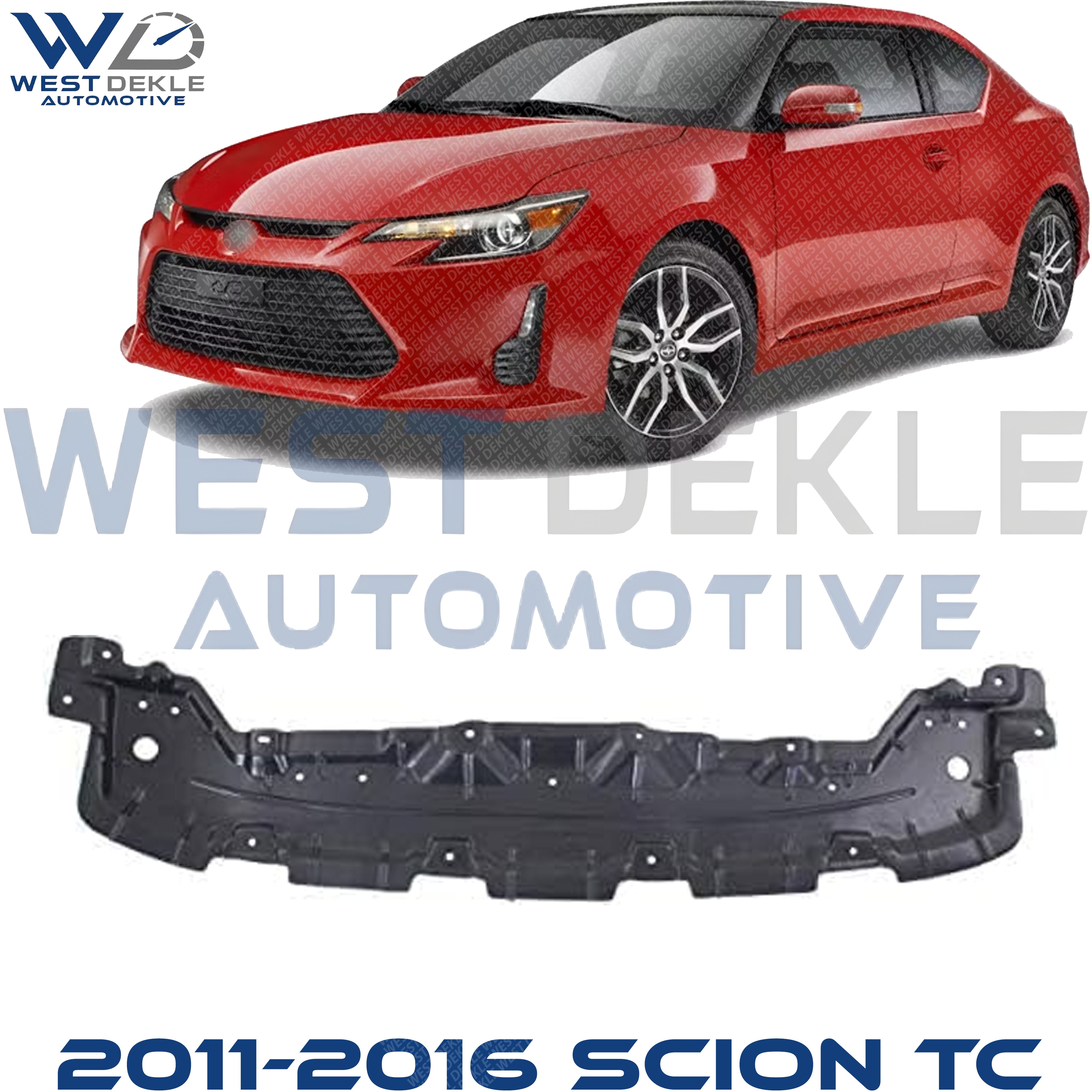 Front Engine Splash Shield, Base Model, 4 Cyl., 2.5L Engine For 2011-2016 Scion tC