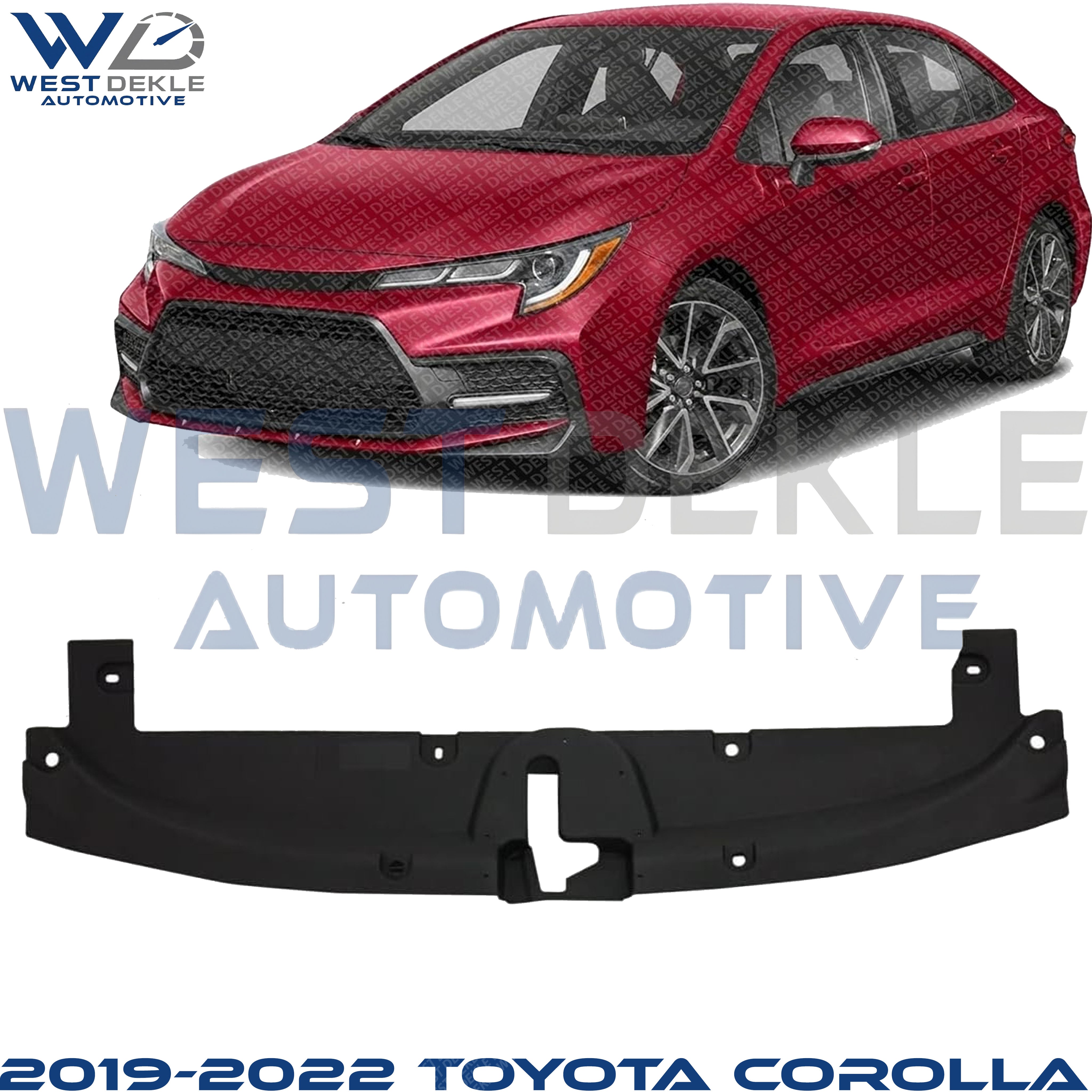 Radiator Support Cover, Upper For 2019-2022 Toyota Corolla