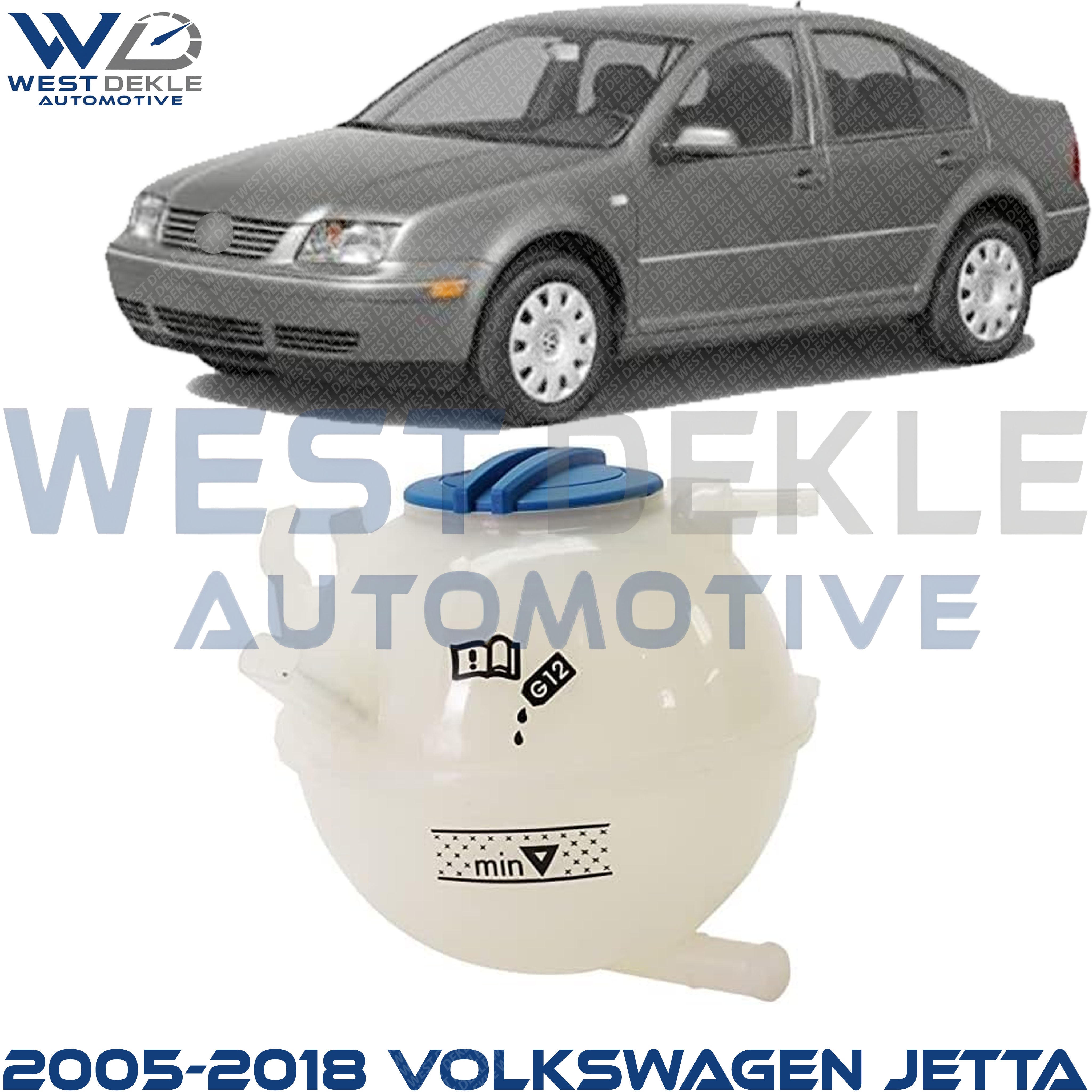 Coolant Reservoir for 2005-2018 Volkswagen Jetta 2006-2018 Passat 2015-2018 Q3
