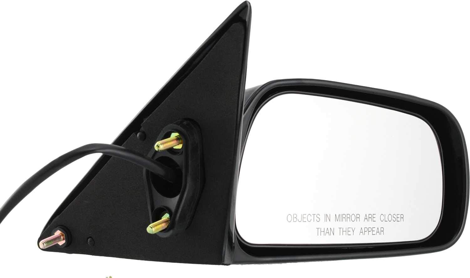 Driver and Passenger Side Mirror, Power Adjust, Non-Heated, Non-Folding, Paintable, No Signal Light, No Memory, No Puddle Light, No Auto-Dim, No Blind Spot Feature For 1997-2001 Toyota Camry