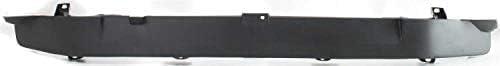2-Piece Front Bumper Kit: Chrome Bumper Steel with Top Pad Holes & Primed Lower Valance Panel for 1986-1992 Nissan D21 & 1987-1992 Pathfinder