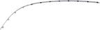 Rear Bumper Trim Chrome Left Driver Side for 2010-2013 Mercedes-Benz E-Class