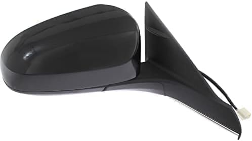 Driver and Passenger Side Mirrors, Power Adjust, Manual Folding, Heated, Paintable, No Signal Light, No Memory, No Puddle Light, No Auto-Dimming, No Blind Spot Feature For 2016-2017 Toyota Camry