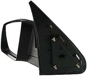 Driver and Passenger Side Mirror, Manual Adjust, Non-Heated, Manual Folding, Textured Black, No Signal Light, No Memory, No Puddle Light, No Auto-Dim, No Blind Spot Feature For 2007-2013 Toyota Tundra