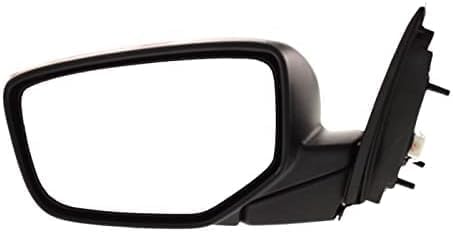 Front Power Mirror Manual Folding Non-heated Primed Plastic Left Driver Side for 2008-2012 Honda Accord