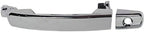 Front Exterior Door Handle Chrome Plastic Left Driver Side, with Key Hole for 2005-2015 Nissan Frontier, 2005-2012 Pathfinder & More