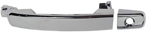 Front, Driver Side Chrome Exterior Door Handle, With Key Hole For 2004-2008 Nissan Maxima / 2005-2015 Frontier