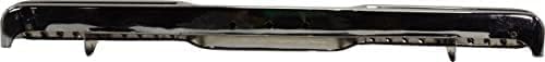 Rear Step Bumper Face Bar Chrome Steel for 1984-1988 Toyota Pickup