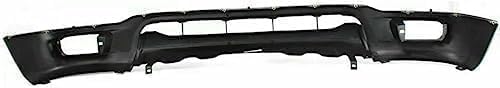8-Piece Front Bumper Kit: Chrome Bumper, Upper Cover & Lower Valance Retainers Brackets (Left & Right) for 2001-2004 Toyota Tacoma