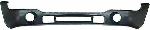 3-Piece Front Bumper Kit: Chrome Bumper Steel with Brackets, Lower Valance & Extension Textured+ Fog Lamps (Left & Right) for 2007-2013 GMC Sierra 1500