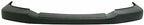 Front Bumper Face Bar Chrome + Upper Cover + Lower Valance Textured for 2003-2017 GMC Savana/Chevrolet